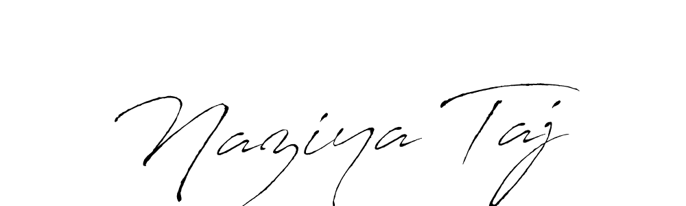 Antro_Vectra is a professional signature style that is perfect for those who want to add a touch of class to their signature. It is also a great choice for those who want to make their signature more unique. Get Naziya Taj name to fancy signature for free. Naziya Taj signature style 6 images and pictures png