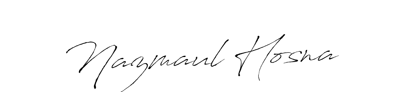 if you are searching for the best signature style for your name Nazmaul Hosna. so please give up your signature search. here we have designed multiple signature styles  using Antro_Vectra. Nazmaul Hosna signature style 6 images and pictures png