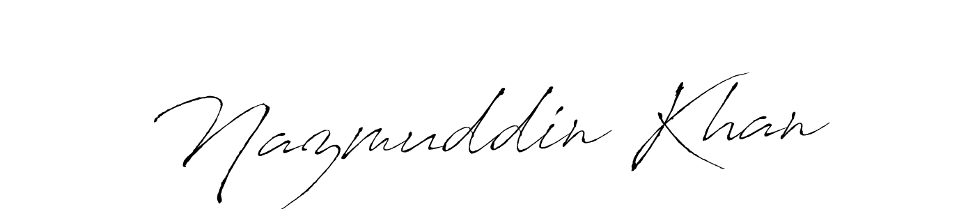 You should practise on your own different ways (Antro_Vectra) to write your name (Nazmuddin Khan) in signature. don't let someone else do it for you. Nazmuddin Khan signature style 6 images and pictures png