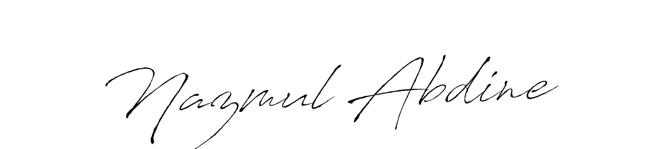 if you are searching for the best signature style for your name Nazmul Abdine. so please give up your signature search. here we have designed multiple signature styles  using Antro_Vectra. Nazmul Abdine signature style 6 images and pictures png