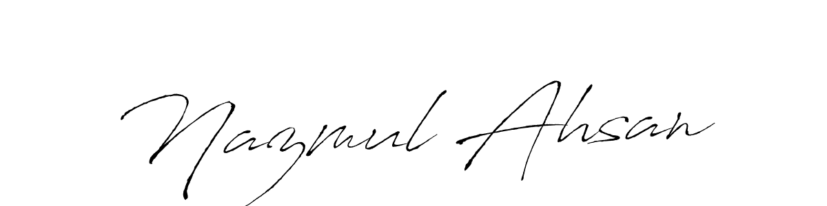 Here are the top 10 professional signature styles for the name Nazmul Ahsan. These are the best autograph styles you can use for your name. Nazmul Ahsan signature style 6 images and pictures png