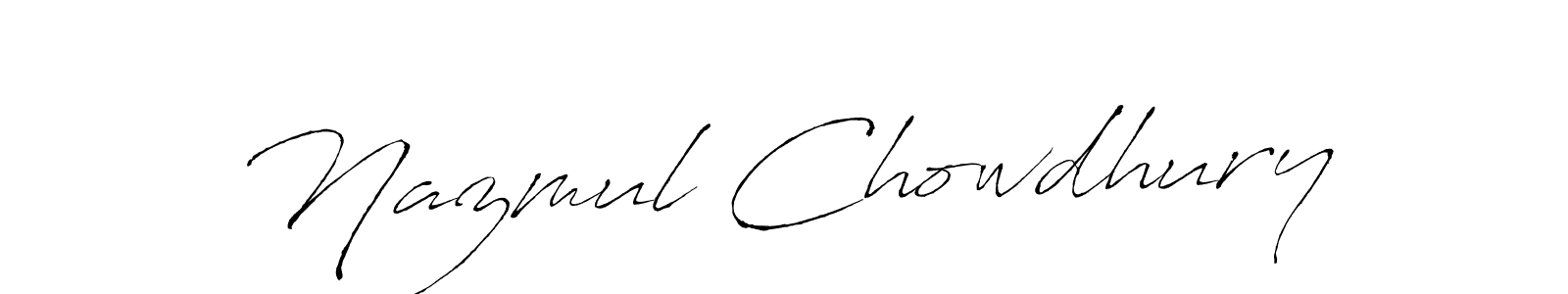 Make a beautiful signature design for name Nazmul Chowdhury. Use this online signature maker to create a handwritten signature for free. Nazmul Chowdhury signature style 6 images and pictures png