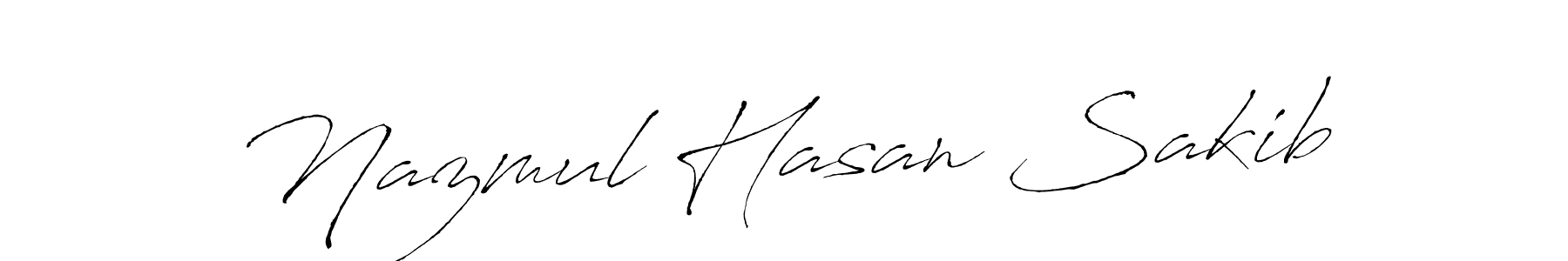 You should practise on your own different ways (Antro_Vectra) to write your name (Nazmul Hasan Sakib) in signature. don't let someone else do it for you. Nazmul Hasan Sakib signature style 6 images and pictures png