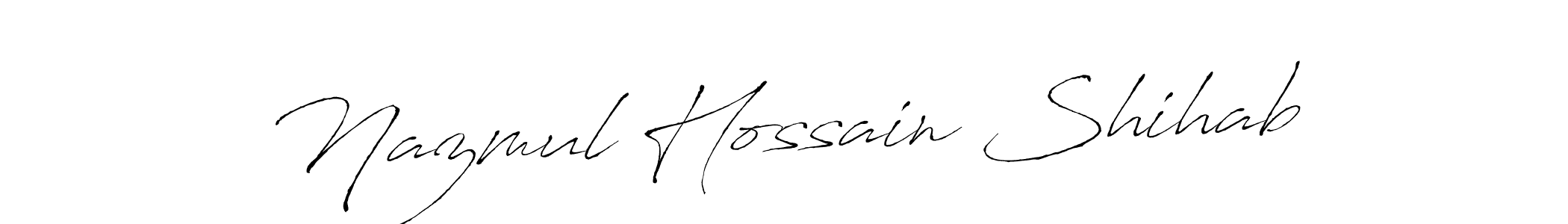 How to Draw Nazmul Hossain Shihab signature style? Antro_Vectra is a latest design signature styles for name Nazmul Hossain Shihab. Nazmul Hossain Shihab signature style 6 images and pictures png