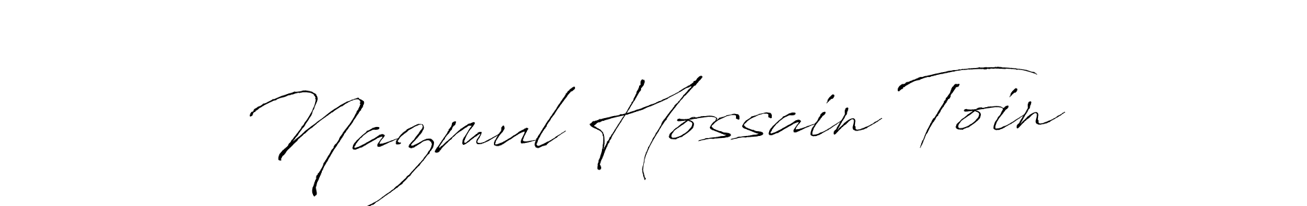 Here are the top 10 professional signature styles for the name Nazmul Hossain Toin. These are the best autograph styles you can use for your name. Nazmul Hossain Toin signature style 6 images and pictures png