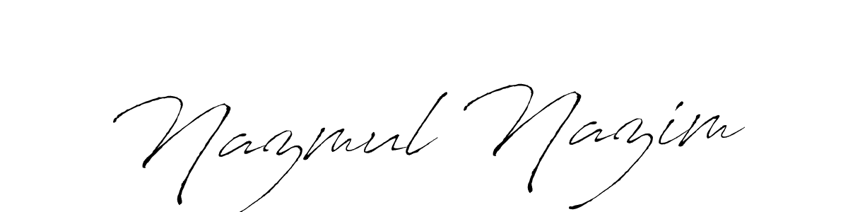 Make a beautiful signature design for name Nazmul Nazim. Use this online signature maker to create a handwritten signature for free. Nazmul Nazim signature style 6 images and pictures png