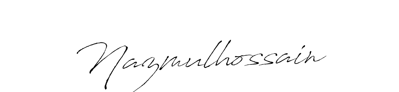 Make a beautiful signature design for name Nazmulhossain. Use this online signature maker to create a handwritten signature for free. Nazmulhossain signature style 6 images and pictures png