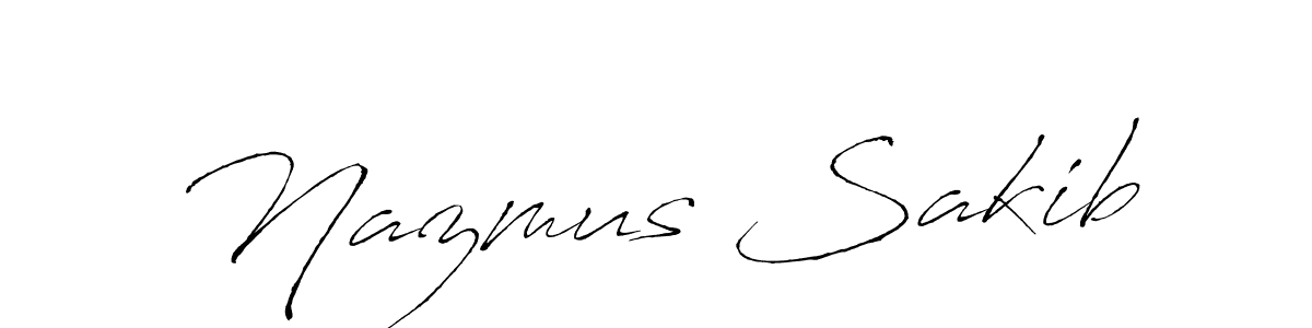 Also You can easily find your signature by using the search form. We will create Nazmus Sakib name handwritten signature images for you free of cost using Antro_Vectra sign style. Nazmus Sakib signature style 6 images and pictures png