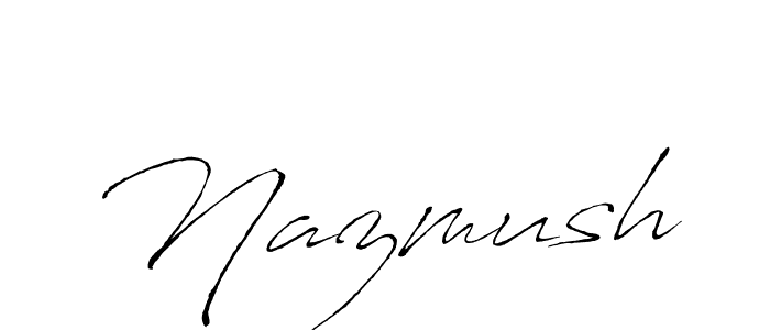 It looks lik you need a new signature style for name Nazmush. Design unique handwritten (Antro_Vectra) signature with our free signature maker in just a few clicks. Nazmush signature style 6 images and pictures png