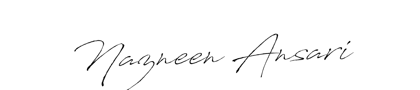 Also You can easily find your signature by using the search form. We will create Nazneen Ansari name handwritten signature images for you free of cost using Antro_Vectra sign style. Nazneen Ansari signature style 6 images and pictures png
