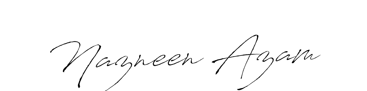 You should practise on your own different ways (Antro_Vectra) to write your name (Nazneen Azam) in signature. don't let someone else do it for you. Nazneen Azam signature style 6 images and pictures png