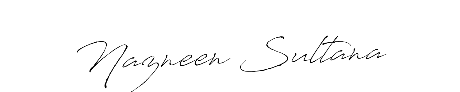 Here are the top 10 professional signature styles for the name Nazneen Sultana. These are the best autograph styles you can use for your name. Nazneen Sultana signature style 6 images and pictures png