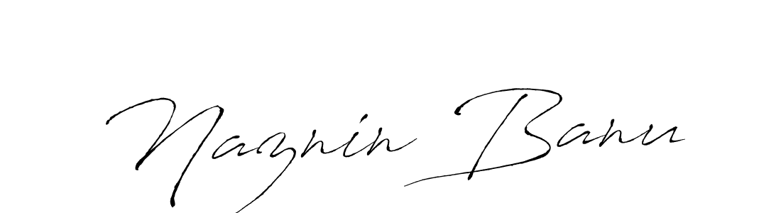 Naznin Banu stylish signature style. Best Handwritten Sign (Antro_Vectra) for my name. Handwritten Signature Collection Ideas for my name Naznin Banu. Naznin Banu signature style 6 images and pictures png