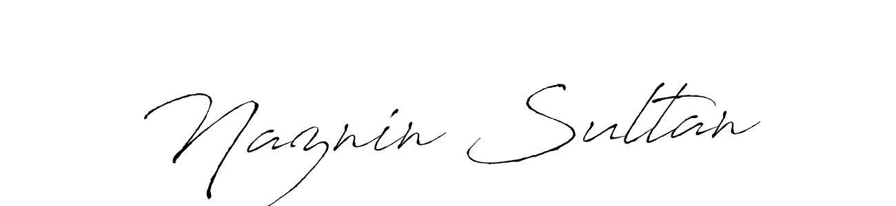 Naznin Sultan stylish signature style. Best Handwritten Sign (Antro_Vectra) for my name. Handwritten Signature Collection Ideas for my name Naznin Sultan. Naznin Sultan signature style 6 images and pictures png