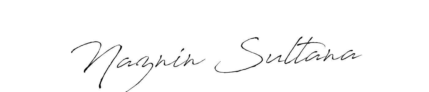 Create a beautiful signature design for name Naznin Sultana. With this signature (Antro_Vectra) fonts, you can make a handwritten signature for free. Naznin Sultana signature style 6 images and pictures png