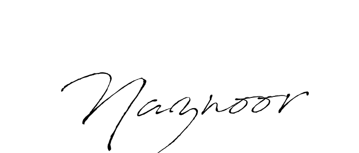 Design your own signature with our free online signature maker. With this signature software, you can create a handwritten (Antro_Vectra) signature for name Naznoor. Naznoor signature style 6 images and pictures png