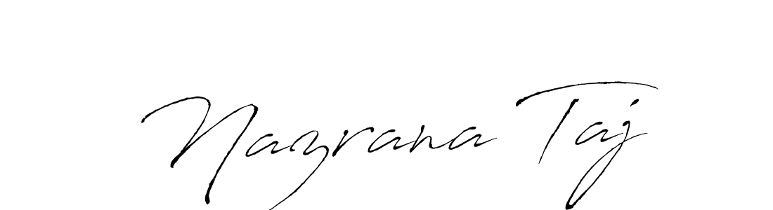 Make a beautiful signature design for name Nazrana Taj. Use this online signature maker to create a handwritten signature for free. Nazrana Taj signature style 6 images and pictures png