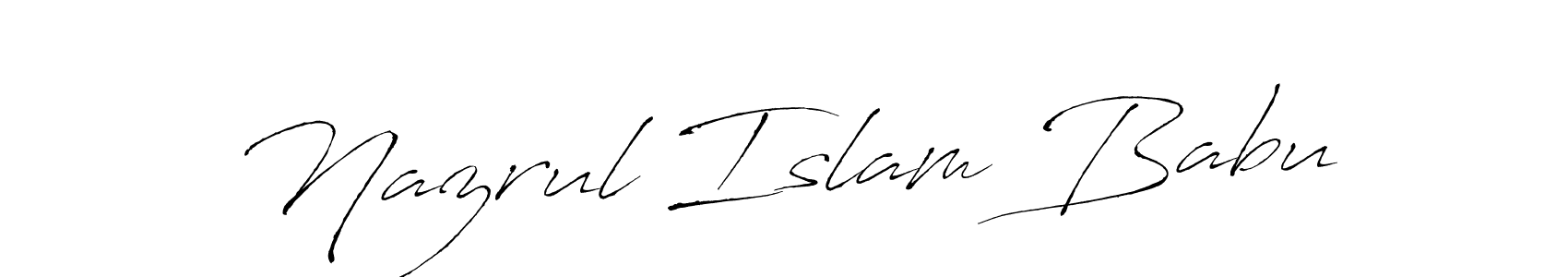 How to make Nazrul Islam Babu signature? Antro_Vectra is a professional autograph style. Create handwritten signature for Nazrul Islam Babu name. Nazrul Islam Babu signature style 6 images and pictures png