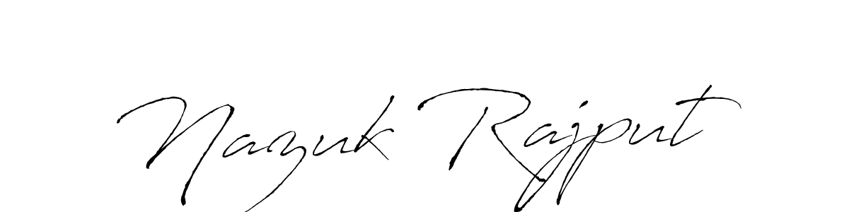 You should practise on your own different ways (Antro_Vectra) to write your name (Nazuk Rajput) in signature. don't let someone else do it for you. Nazuk Rajput signature style 6 images and pictures png