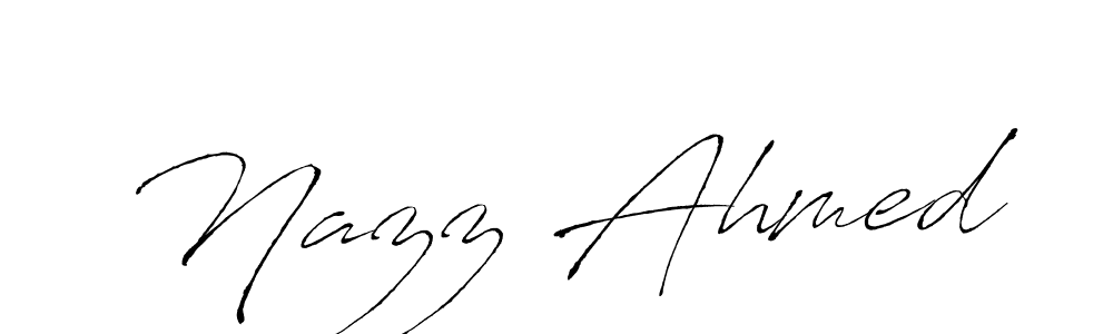 Check out images of Autograph of Nazz Ahmed name. Actor Nazz Ahmed Signature Style. Antro_Vectra is a professional sign style online. Nazz Ahmed signature style 6 images and pictures png
