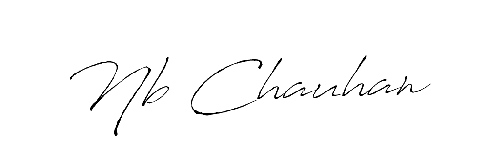 if you are searching for the best signature style for your name Nb Chauhan. so please give up your signature search. here we have designed multiple signature styles  using Antro_Vectra. Nb Chauhan signature style 6 images and pictures png