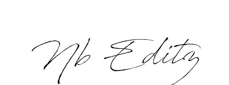 Also we have Nb Editz name is the best signature style. Create professional handwritten signature collection using Antro_Vectra autograph style. Nb Editz signature style 6 images and pictures png