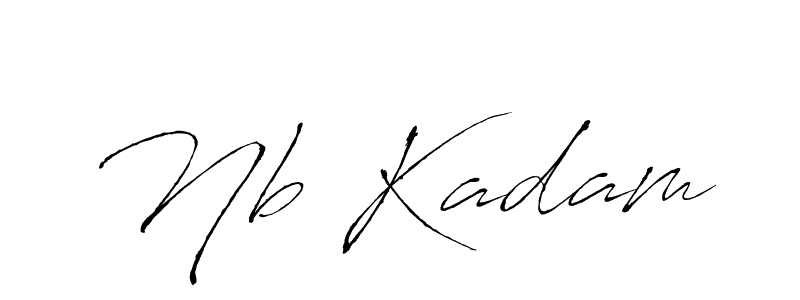 Once you've used our free online signature maker to create your best signature Antro_Vectra style, it's time to enjoy all of the benefits that Nb Kadam name signing documents. Nb Kadam signature style 6 images and pictures png