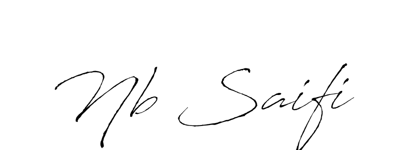 You should practise on your own different ways (Antro_Vectra) to write your name (Nb Saifi) in signature. don't let someone else do it for you. Nb Saifi signature style 6 images and pictures png