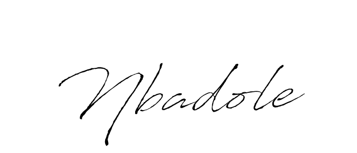 Design your own signature with our free online signature maker. With this signature software, you can create a handwritten (Antro_Vectra) signature for name Nbadole. Nbadole signature style 6 images and pictures png
