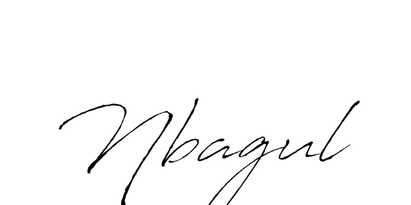 Also we have Nbagul name is the best signature style. Create professional handwritten signature collection using Antro_Vectra autograph style. Nbagul signature style 6 images and pictures png