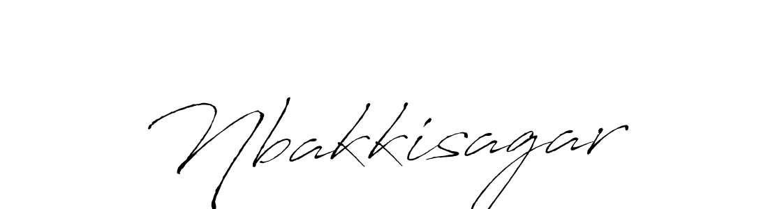 Also we have Nbakkisagar name is the best signature style. Create professional handwritten signature collection using Antro_Vectra autograph style. Nbakkisagar signature style 6 images and pictures png