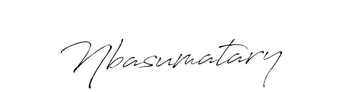 Design your own signature with our free online signature maker. With this signature software, you can create a handwritten (Antro_Vectra) signature for name Nbasumatary. Nbasumatary signature style 6 images and pictures png