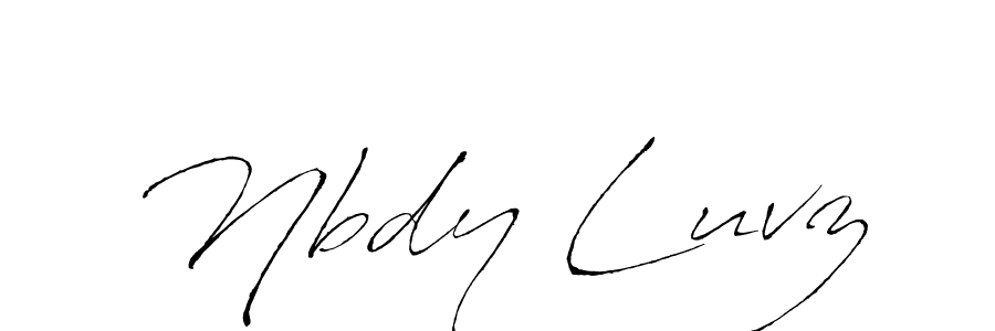 It looks lik you need a new signature style for name Nbdy Luvz. Design unique handwritten (Antro_Vectra) signature with our free signature maker in just a few clicks. Nbdy Luvz signature style 6 images and pictures png
