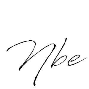 Also You can easily find your signature by using the search form. We will create Nbe name handwritten signature images for you free of cost using Antro_Vectra sign style. Nbe signature style 6 images and pictures png