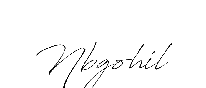 Also we have Nbgohil name is the best signature style. Create professional handwritten signature collection using Antro_Vectra autograph style. Nbgohil signature style 6 images and pictures png