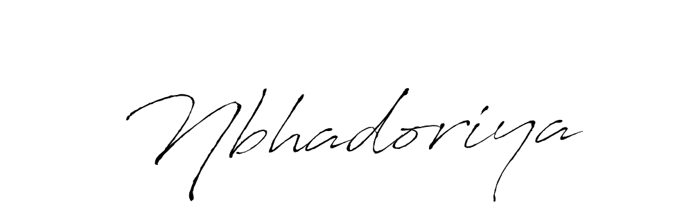It looks lik you need a new signature style for name Nbhadoriya. Design unique handwritten (Antro_Vectra) signature with our free signature maker in just a few clicks. Nbhadoriya signature style 6 images and pictures png