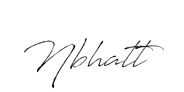 if you are searching for the best signature style for your name Nbhatt. so please give up your signature search. here we have designed multiple signature styles  using Antro_Vectra. Nbhatt signature style 6 images and pictures png