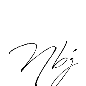 Once you've used our free online signature maker to create your best signature Antro_Vectra style, it's time to enjoy all of the benefits that Nbj name signing documents. Nbj signature style 6 images and pictures png