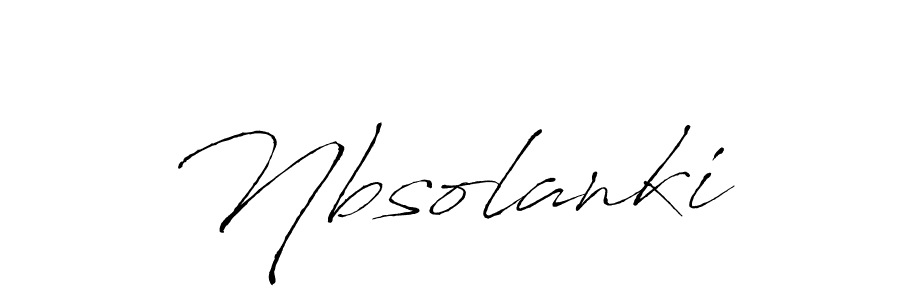 Nbsolanki stylish signature style. Best Handwritten Sign (Antro_Vectra) for my name. Handwritten Signature Collection Ideas for my name Nbsolanki. Nbsolanki signature style 6 images and pictures png