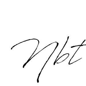 How to make Nbt signature? Antro_Vectra is a professional autograph style. Create handwritten signature for Nbt name. Nbt signature style 6 images and pictures png