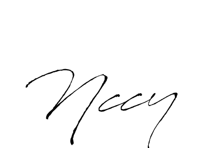 How to make Nccy signature? Antro_Vectra is a professional autograph style. Create handwritten signature for Nccy name. Nccy signature style 6 images and pictures png