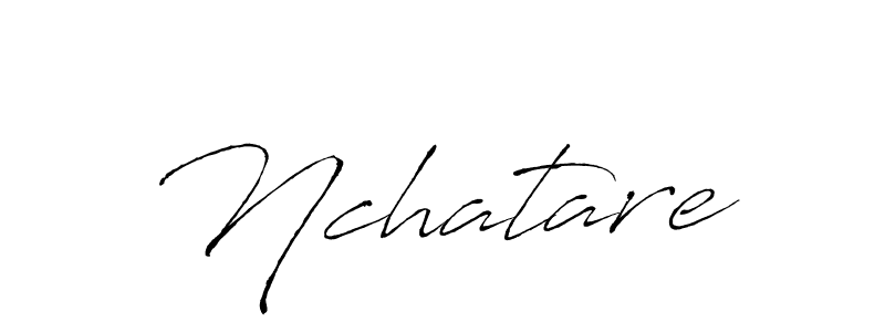 Use a signature maker to create a handwritten signature online. With this signature software, you can design (Antro_Vectra) your own signature for name Nchatare. Nchatare signature style 6 images and pictures png