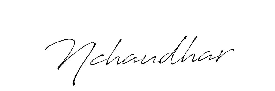 How to Draw Nchaudhar signature style? Antro_Vectra is a latest design signature styles for name Nchaudhar. Nchaudhar signature style 6 images and pictures png