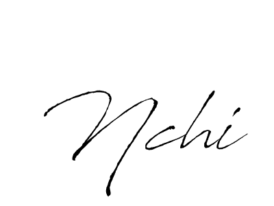 You should practise on your own different ways (Antro_Vectra) to write your name (Nchi) in signature. don't let someone else do it for you. Nchi signature style 6 images and pictures png