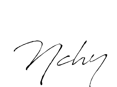 Similarly Antro_Vectra is the best handwritten signature design. Signature creator online .You can use it as an online autograph creator for name Nchy. Nchy signature style 6 images and pictures png