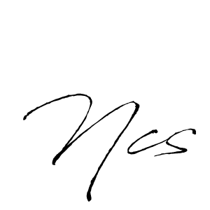 How to make Ncs name signature. Use Antro_Vectra style for creating short signs online. This is the latest handwritten sign. Ncs signature style 6 images and pictures png