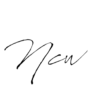 The best way (Antro_Vectra) to make a short signature is to pick only two or three words in your name. The name Ncw include a total of six letters. For converting this name. Ncw signature style 6 images and pictures png