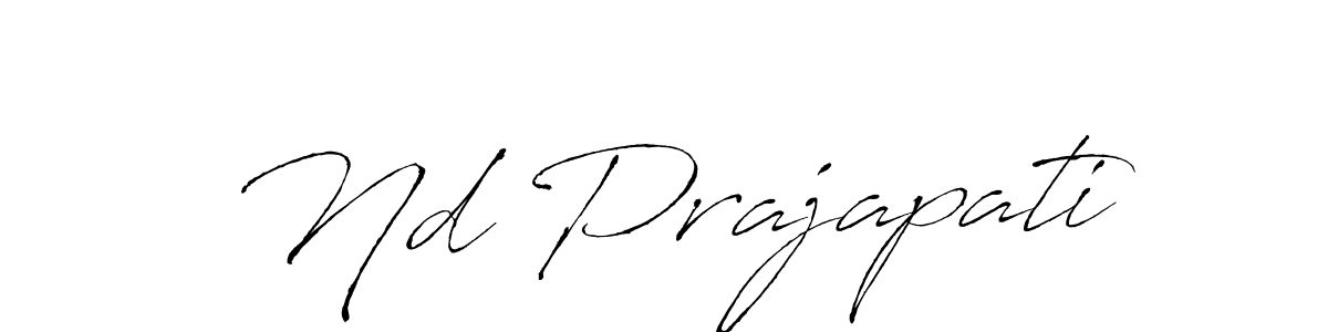 This is the best signature style for the Nd Prajapati name. Also you like these signature font (Antro_Vectra). Mix name signature. Nd Prajapati signature style 6 images and pictures png