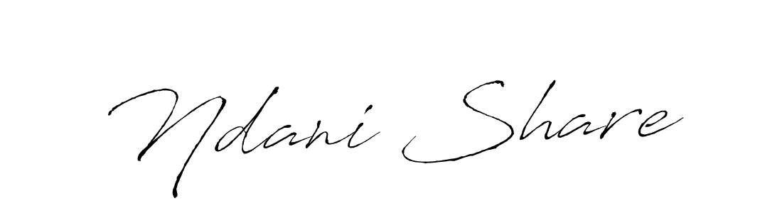 Use a signature maker to create a handwritten signature online. With this signature software, you can design (Antro_Vectra) your own signature for name Ndani Share. Ndani Share signature style 6 images and pictures png