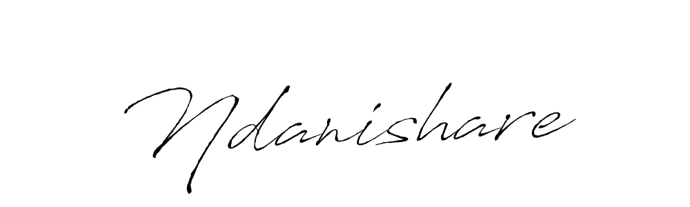 How to make Ndanishare signature? Antro_Vectra is a professional autograph style. Create handwritten signature for Ndanishare name. Ndanishare signature style 6 images and pictures png